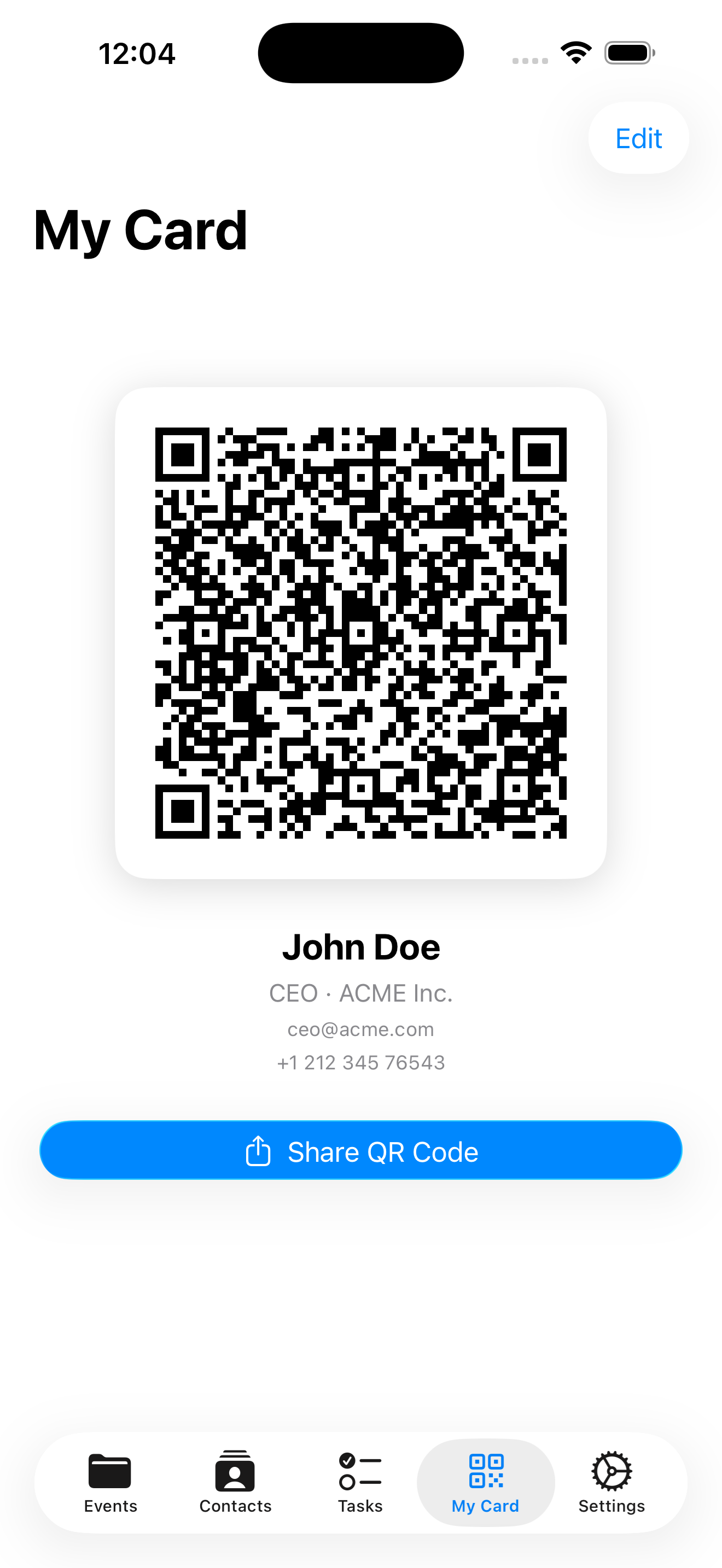 My Card QR